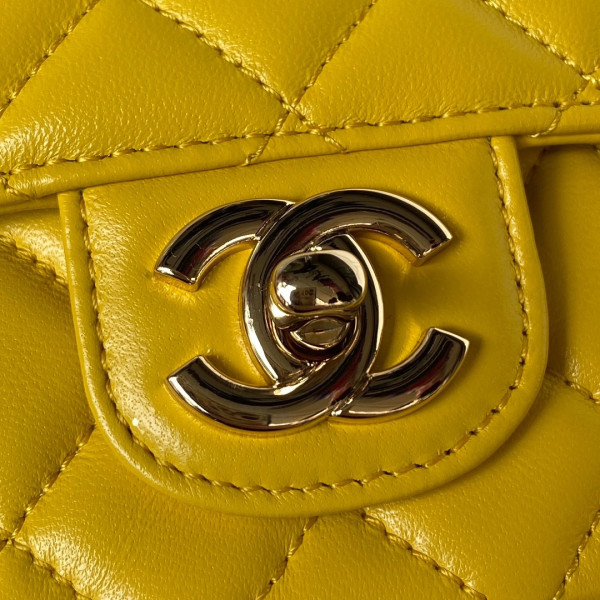 CL FLAP BAG WITH TOP HANDLE-21CM