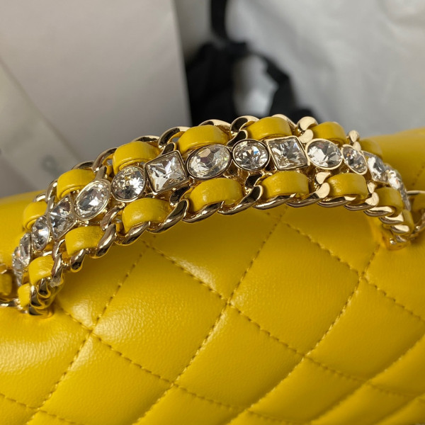 CL FLAP BAG WITH TOP HANDLE-21CM
