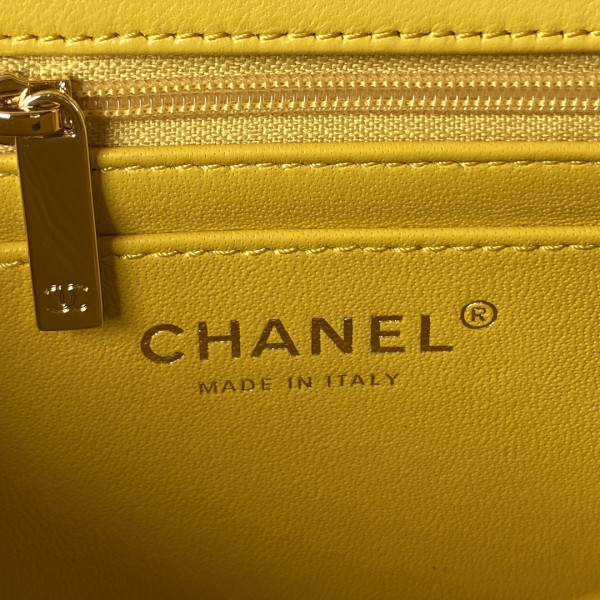CL FLAP BAG WITH TOP HANDLE-21CM