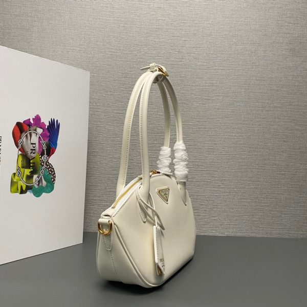 Pra*a leather handbag-31x16x11cm