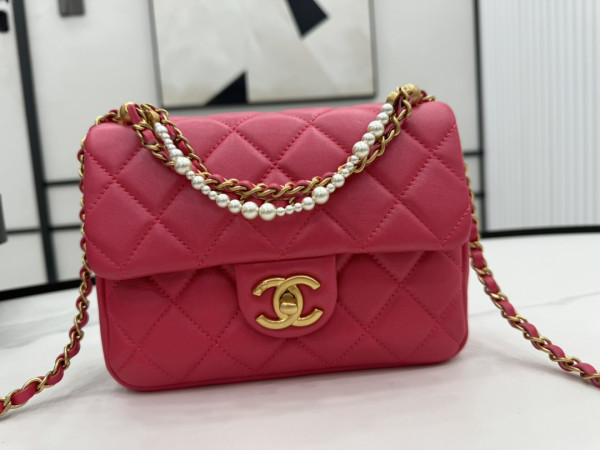 CL FLAP BAG-14.5x19.5x7.5cm
