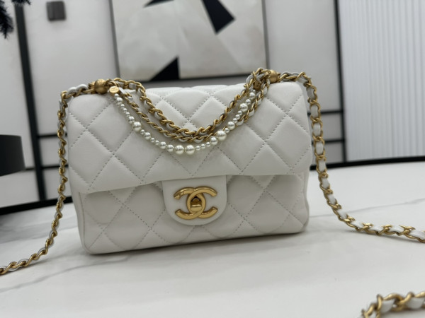 CL FLAP BAG-14.5x19.5x7.5cm