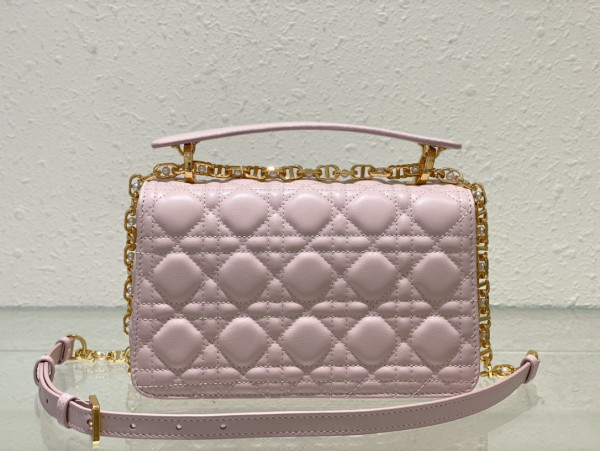 small D*or jolie top handle bag-22 x 14 x 8 cm