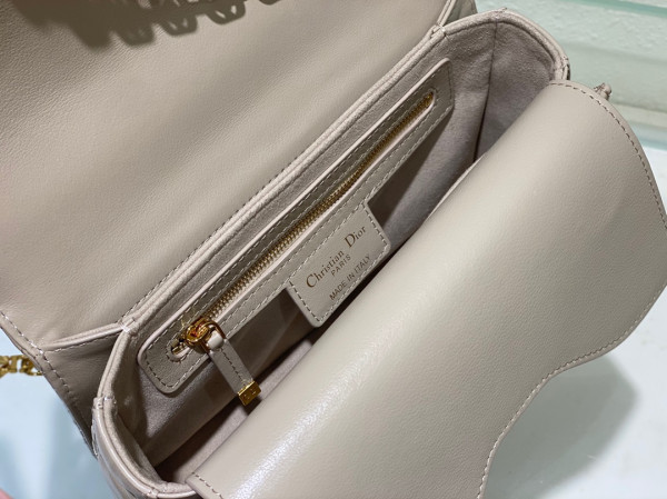 small D*or jolie top handle bag-22 x 14 x 8 cm