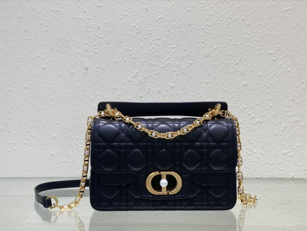 small D*or jolie top handle bag-22 x 14 x 8 cm