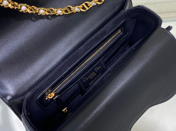 small D*or jolie top handle bag-22 x 14 x 8 cm