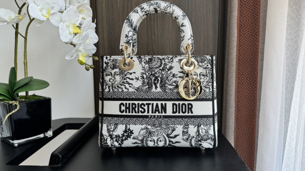 D*or medium lady d-lite bag-24-20-11cm