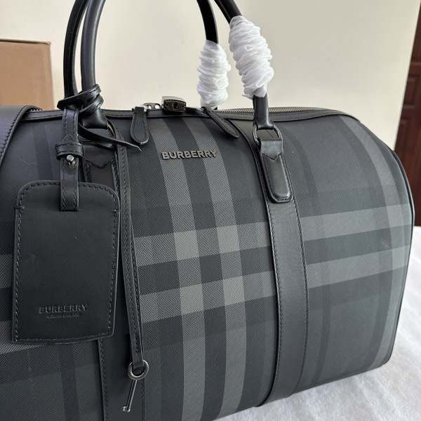 B**rry check bowling bag-49*25*28cm