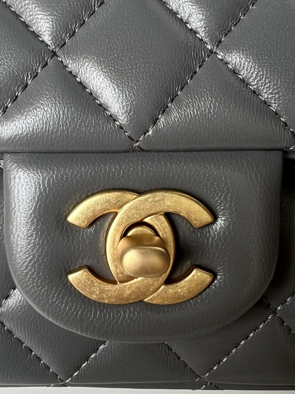 CL FLAP BAG WITH TOP HANDLE-20*12*6cm