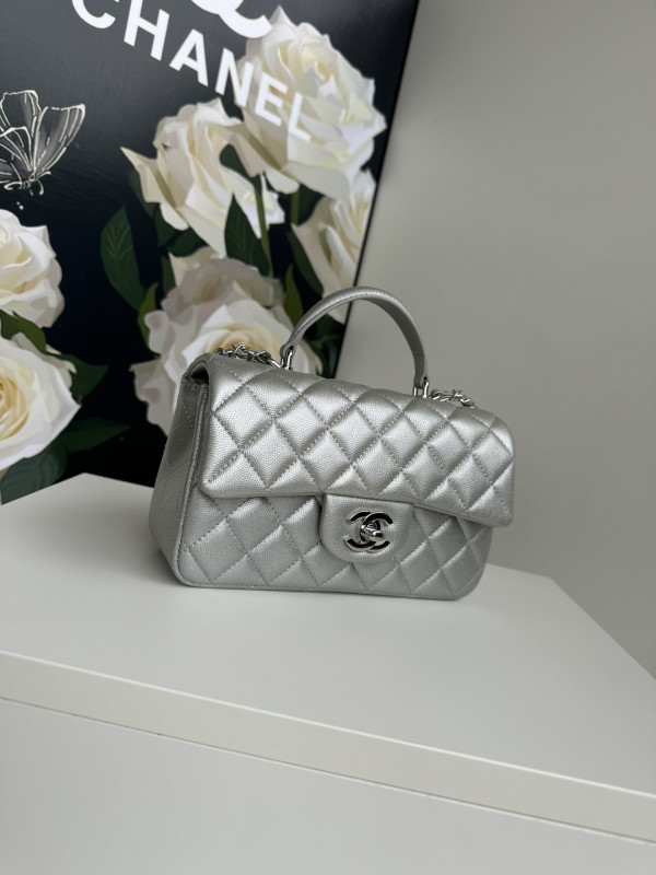 CL FLAP BAG WITH TOP HANDLE-20*12*6cm