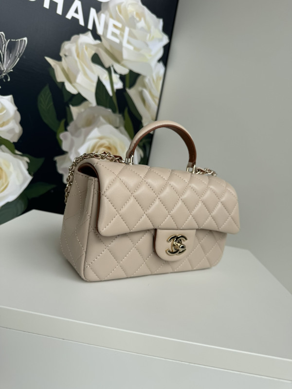 CL FLAP BAG WITH TOP HANDLE-20*12*6cm