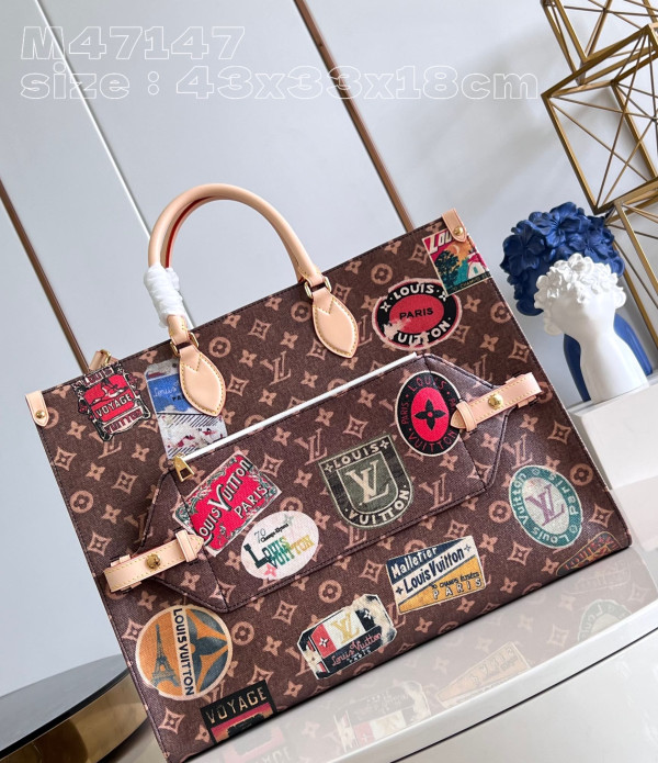 l**is V*t*n onthego voyage tote bag-43*33*18.5cm