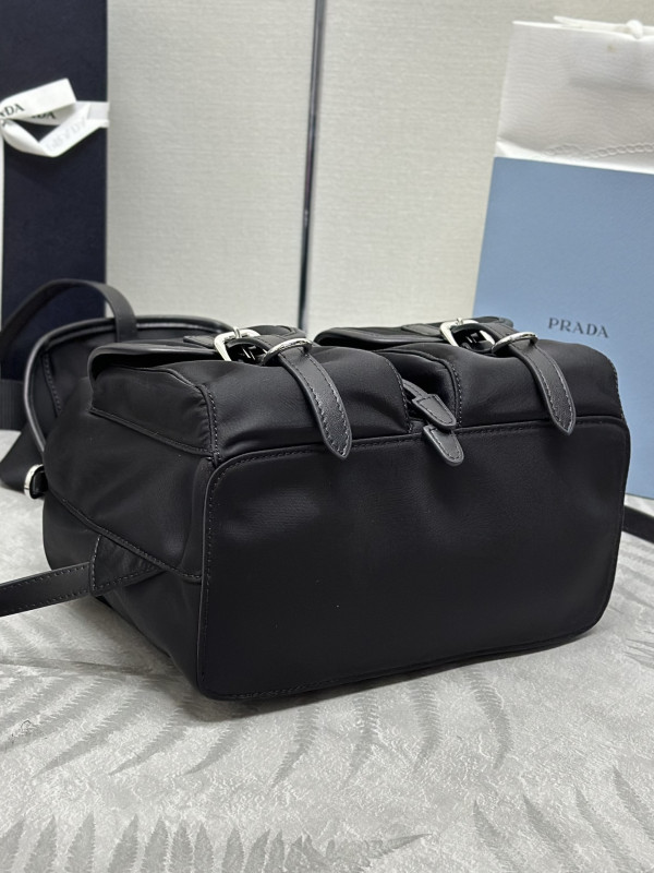 Pra*a small re-nylon backpack-24*28*12cm
