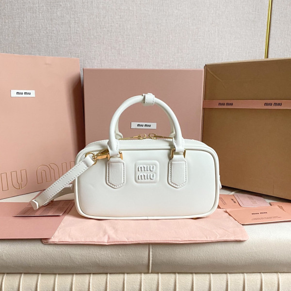 MIUMIU Arcadie leather bag-22X10.5X7.5Cm