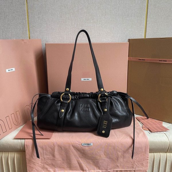 MIUMIU Joie nappa leather bag-44 X 16 X10.5cm