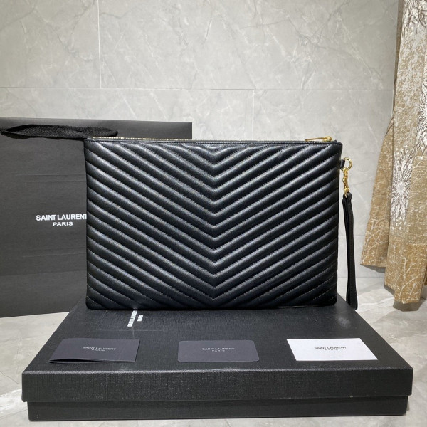 YSL MONOGRAM CLUTCH